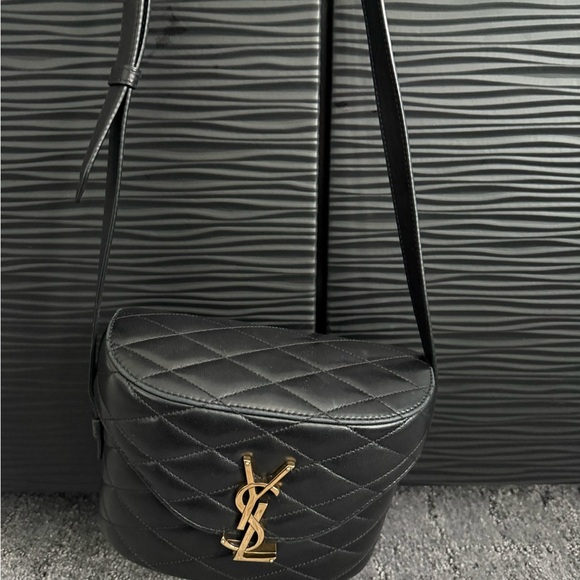 YSL June quilted black leather crossbody bag authentic - Picture 8 of 13